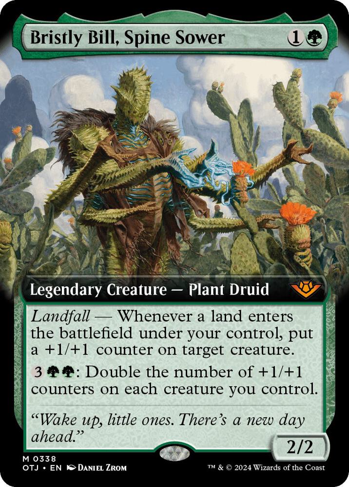 Bristly Bill, Spine Sower [#0338 Extended Art] (OTJ-M) Moderate Play