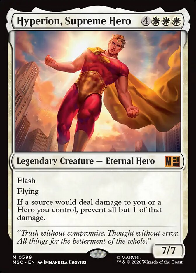 Hyperion, Supreme Hero [ #0599 ] (MSC-M)