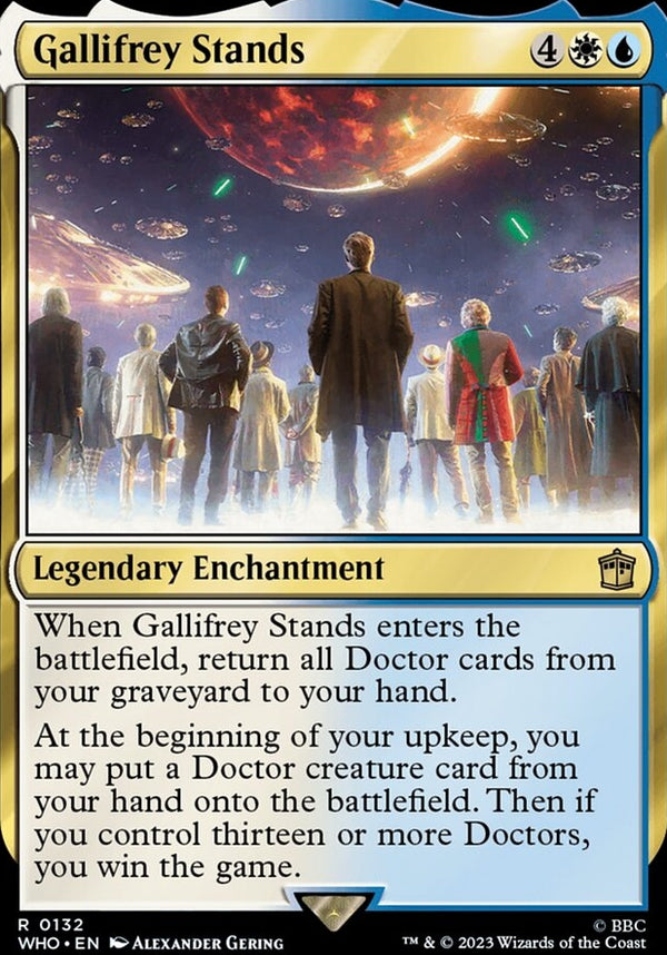 Gallifrey Stands [#0132 New Cards] (WHO-R)