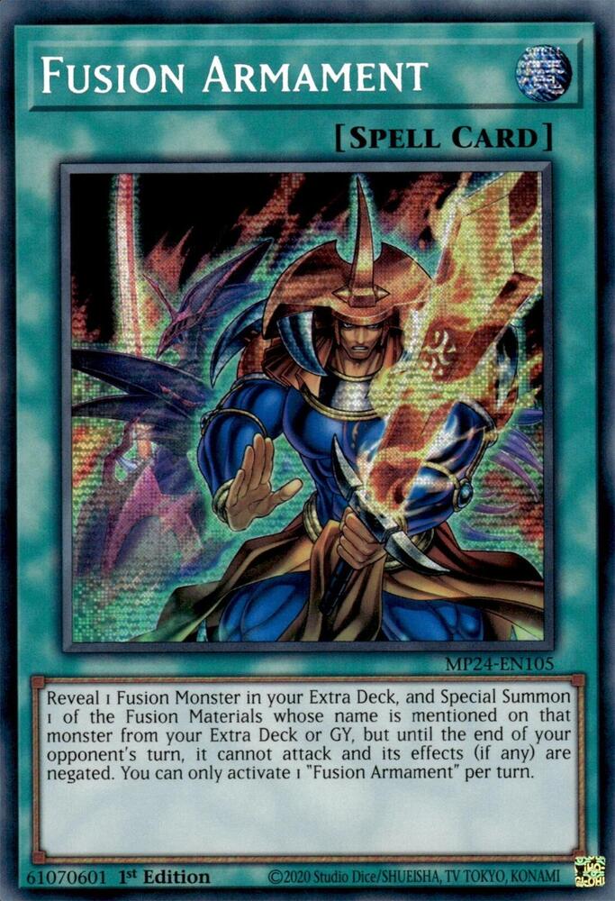 Fusion Armament (MP24-EN105) Prismatic Secret Rare - Near Mint 1st Edition