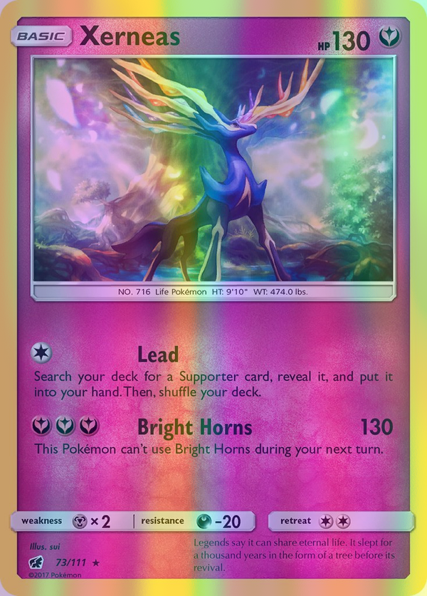 Xerneas - 073/111 (CIN) Holo Rare - Near Mint Reverse Holofoil