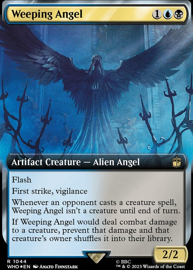 Weeping Angel [#1044 Surge Foil Extended Art] (WHO-R)