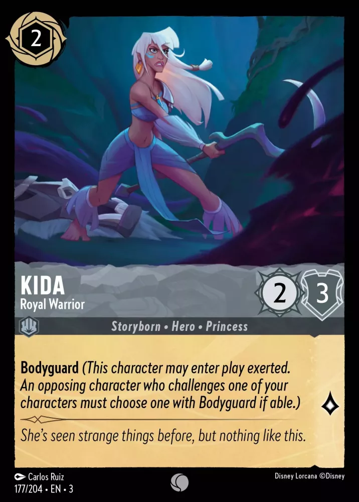 Kida - Royal Warrior (Into the Inklands 177/204) Common - Near Mint