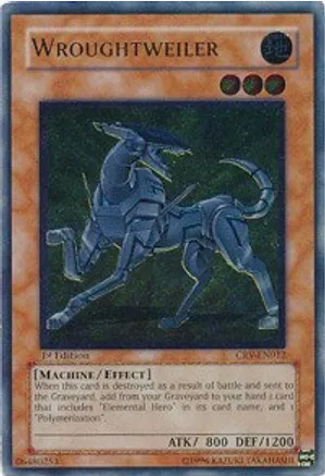 Wroughtweiler (CRV-EN012) Ultimate Rare Light Play 1st Edition
