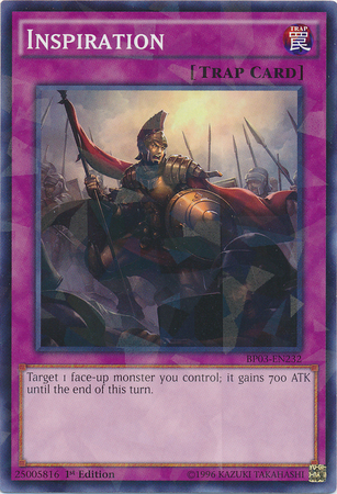 Inspiration (Shatterfoil) (BP03-EN232) Shatterfoil Rare - Near Mint 1st Edition