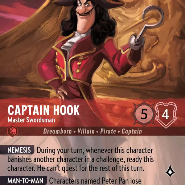 Captain Hook - Master Swordsman (Alternate Art) (Into the Inklands 214