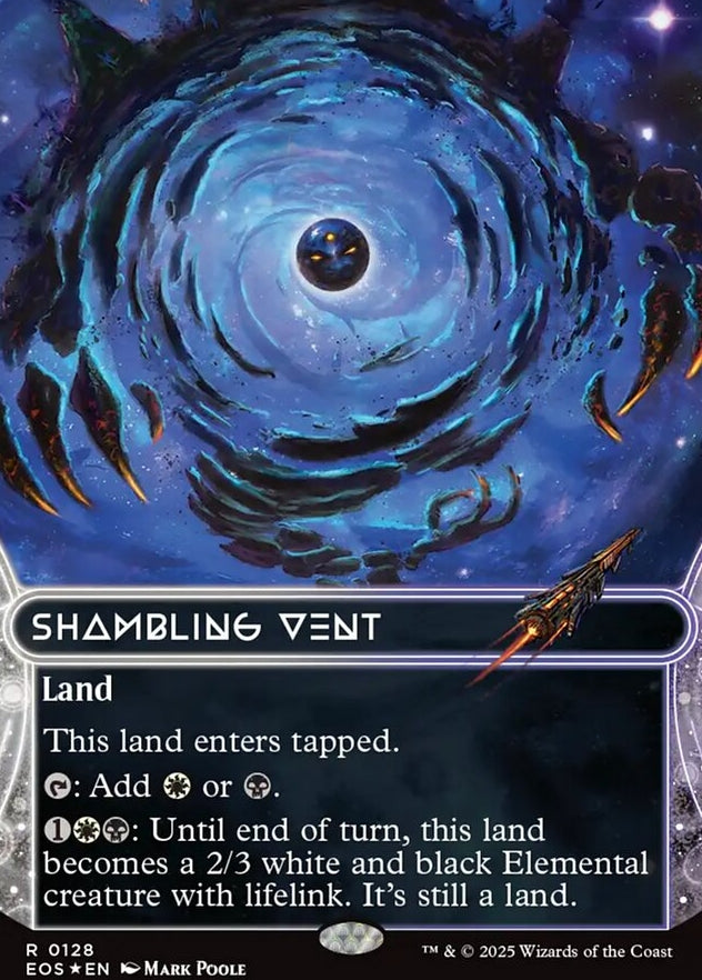 Shambling Vent [ #0128 Galaxy Foil Borderless Stellar Sights ] (EOS-R)