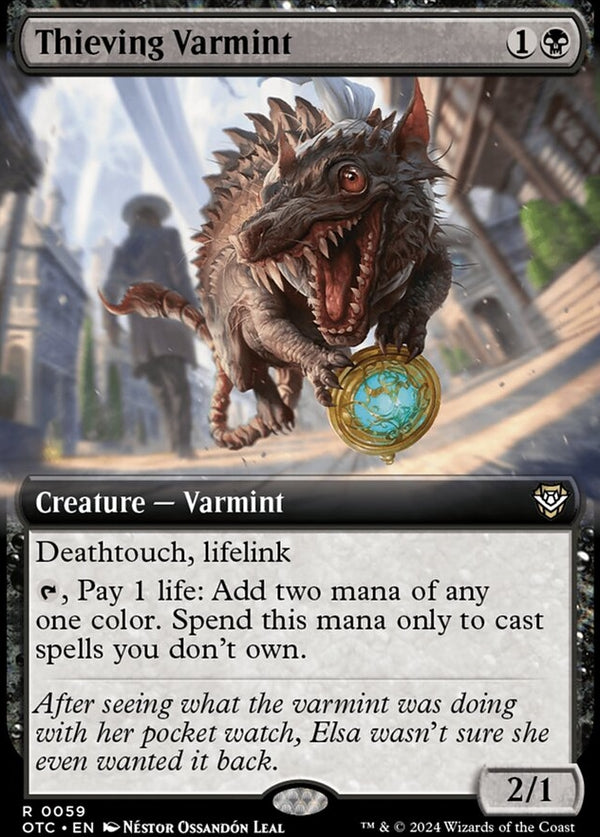 Thieving Varmint [#0059 Extended Art] (OTC-R-FOIL)