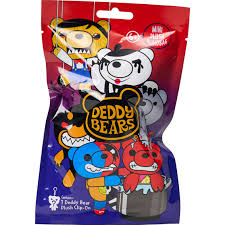 DEDDY BEARS 4IN CLIP-ON PLUSH BMB BLIND PACK
