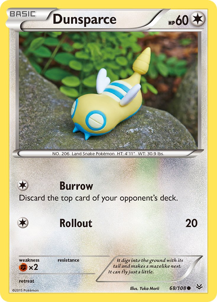 Dunsparce - 068/108 (ROS) Common - Near Mint
