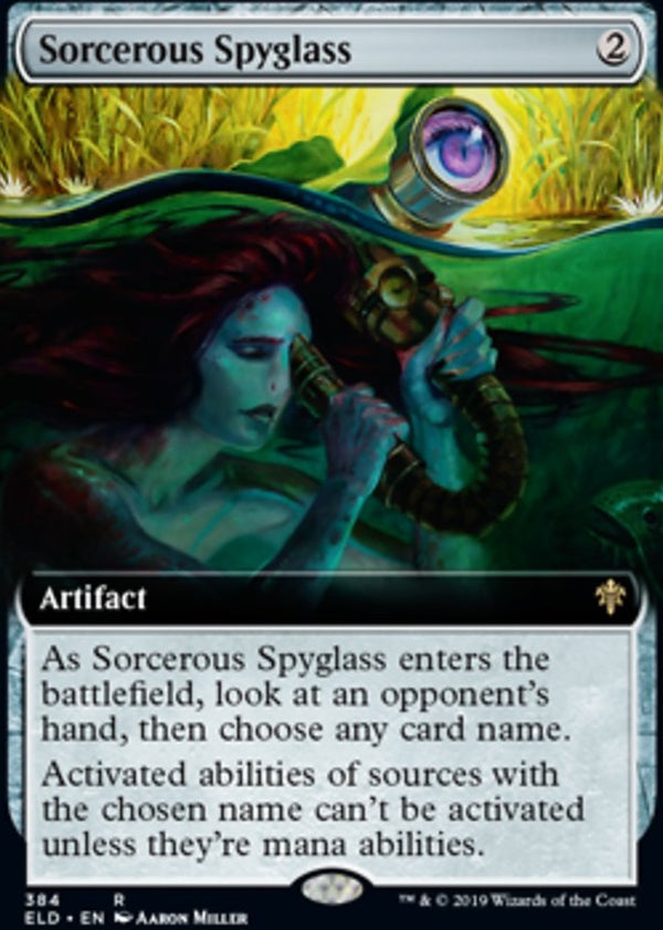 Sorcerous Spyglass [#384 Extended Art] (ELD-R)