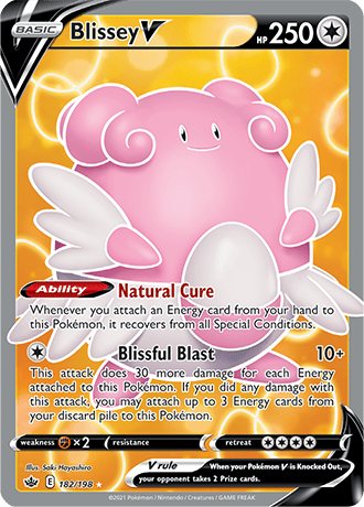 Blissey V (Full Art) - 182/198 (SWSH06) Ultra Rare - Near Mint Holofoil