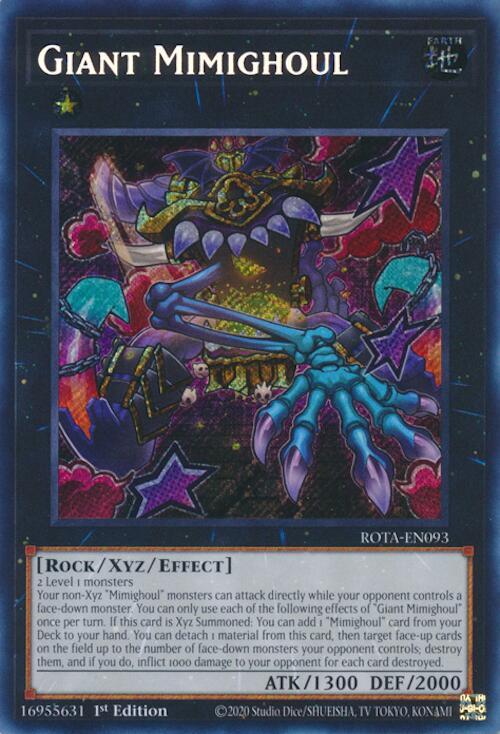 Giant Mimighoul (ROTA-EN093) Secret Rare - Near Mint 1st Edition
