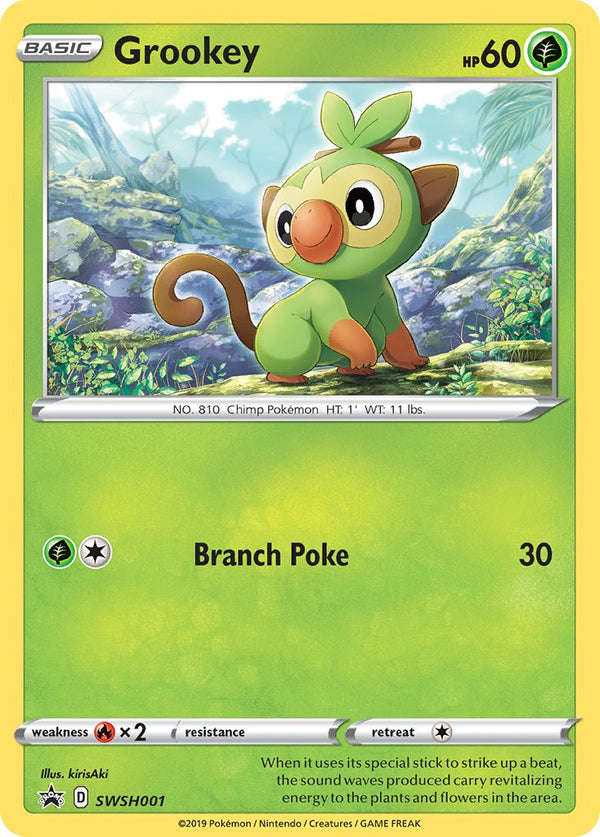 Grookey - SWSH001 (SWSH:PR) Promo - Near Mint Holofoil