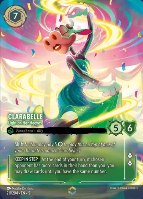 Clarabelle - Light on Her Hooves  (Shimmering Skies 211/204) Enchanted - Near Mint Holofoil