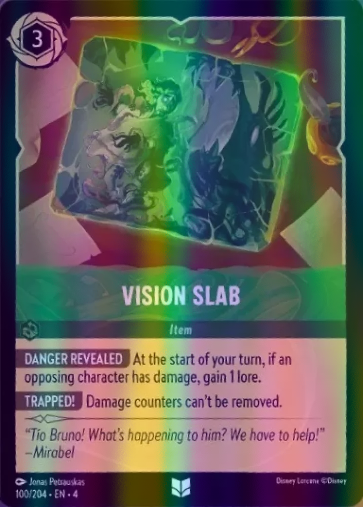 Vision Slab (Ursula's Return 100/204) Uncommon - Near Mint Cold Foil