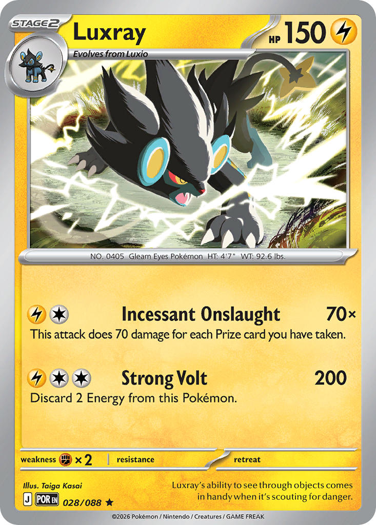 Luxray - 028/088 (POR) Rare