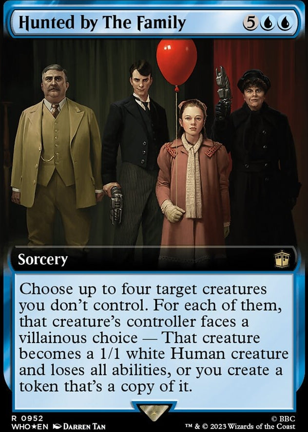 Hunted by The Family [#0952 Surge Foil Extended Art] (WHO-R)