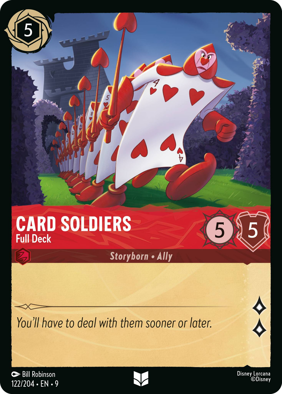 Card Soldiers - Full Deck (122/204 - Fabled)  Uncommon