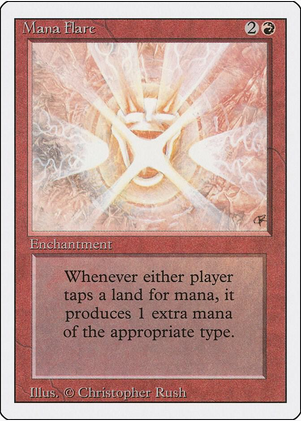 Mana Flare (3ED-R) Light Play