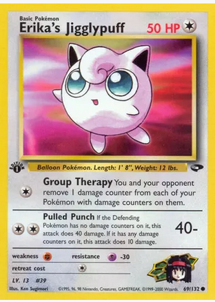 Erika's Jigglypuff (69/132) 1st Edition