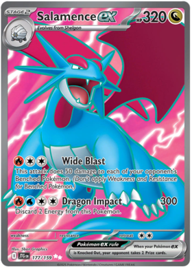 Salamence ex - 177/159 (JTG) Ultra Rare