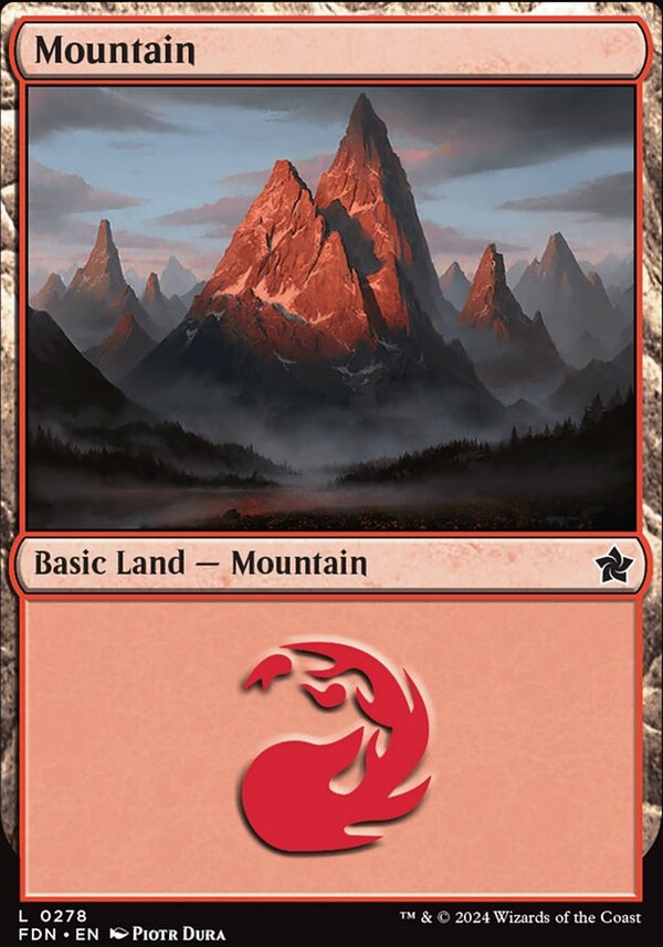 Mountain [#0278 Full Art] (FDN-C)