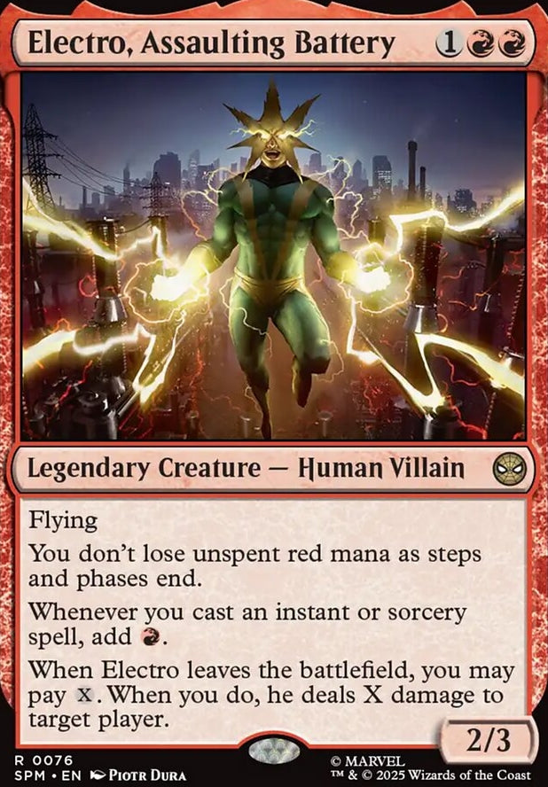 Electro, Assaulting Battery [ #0076 ] (SPM-R)