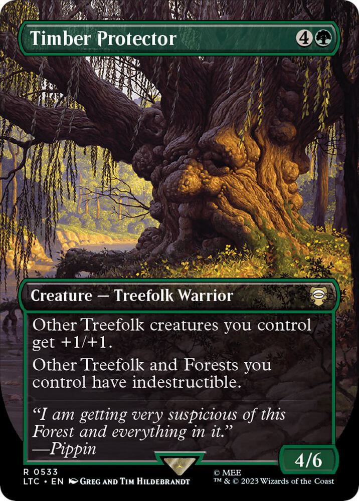 Timber Protector [#0533 Holiday Collector Boosters] (LTC-R-FOIL)