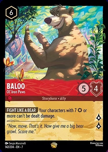 Baloo - Ol' Iron Paws (Archazia's Island - 142/204) Legendary