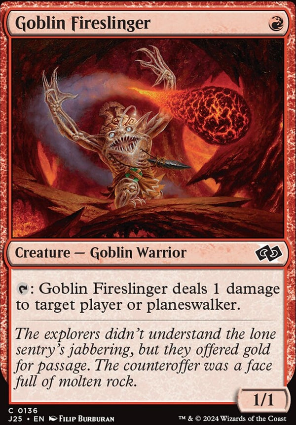 Goblin Fireslinger [#0136] (J25-C)