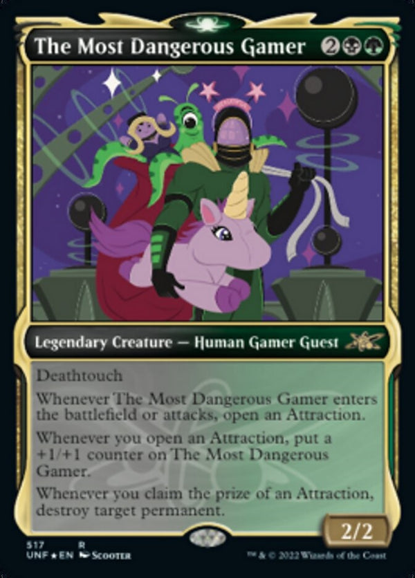 The Most Dangerous Gamer [#517 Galaxy Foil / Showcase] (UNF-R)