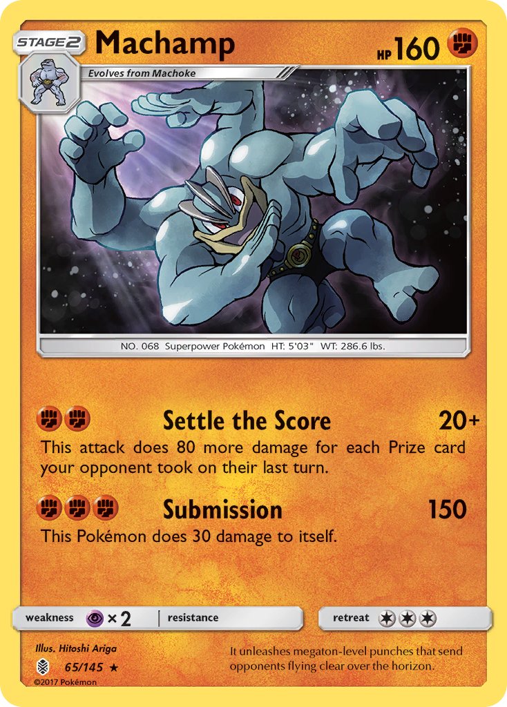 Machamp - 065/145 (SM:GRI) Holo Rare - Near Mint Holofoil