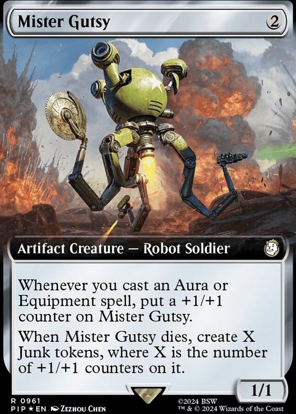 Mister Gutsy [#0961 Extended Art Surge Foil] (PIP-R)