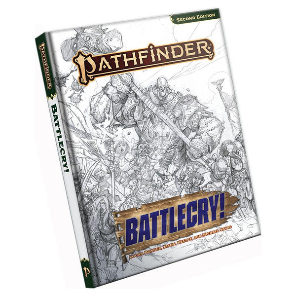 Pathfinder 2nd Edition RPG: Sketch Cover - Battlecry!