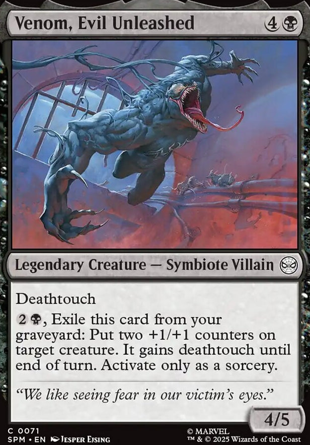 Venom, Evil Unleashed [ #0071 ] (SPM-C)