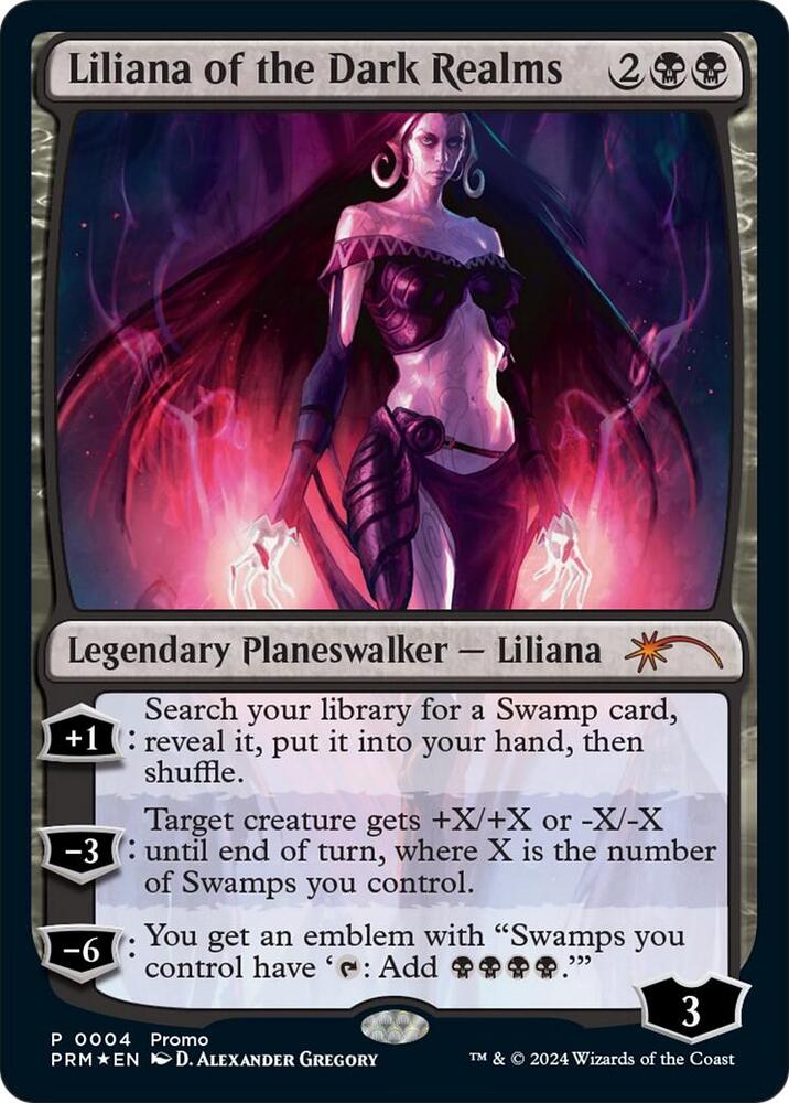 Liliana of the Dark Realms [#0004] (PRM-M)