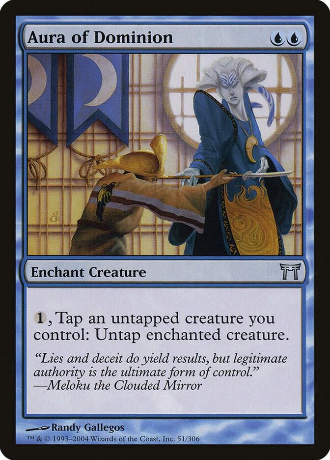 Aura of Dominion (CHK-U) Moderate Play