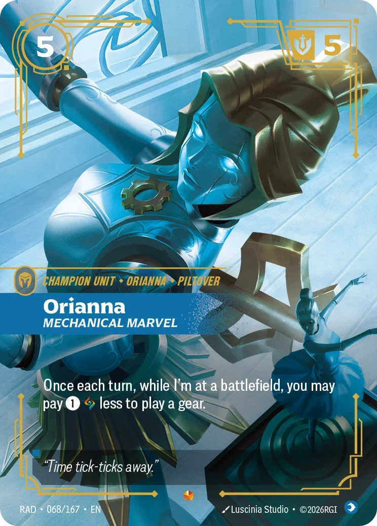 Orianna, Mechanical Marvel - 068/167 (RAD) Epic