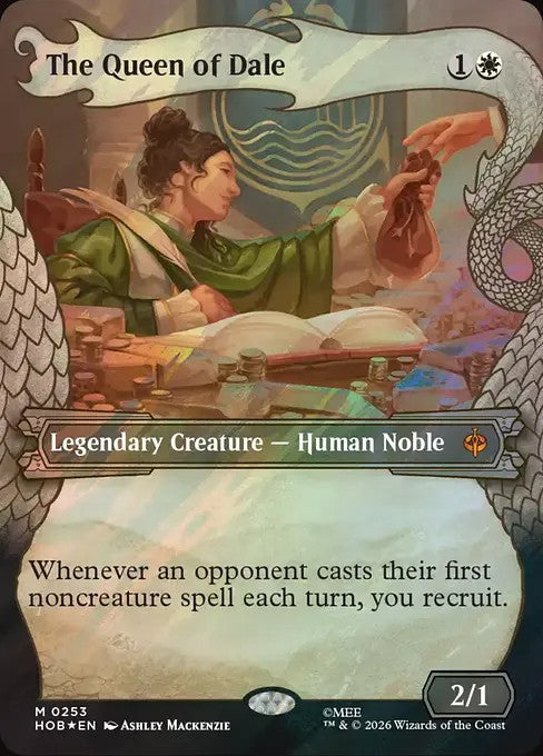 The Queen of Dale [ #0253 Showcase Dragon Hoard Frame Surge Foil ] (HOB-M)