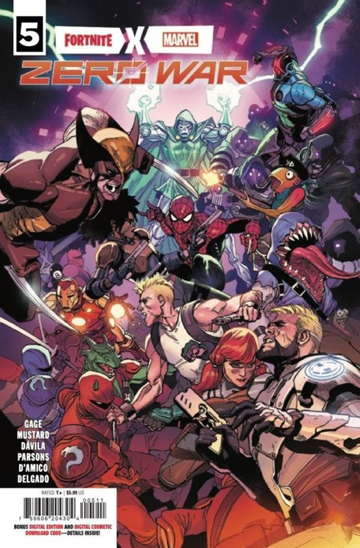 FORTNITE X MARVEL: ZERO WAR (2022 Series) #1-5 Comic Bundle (Complete Series)