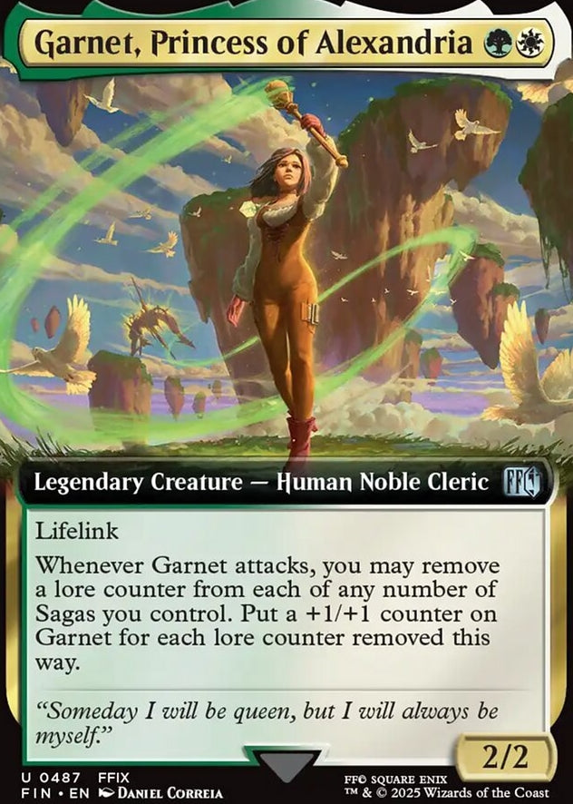 Garnet, Princess of Alexandria [ #0487 Extended Art ] (FIN-U)