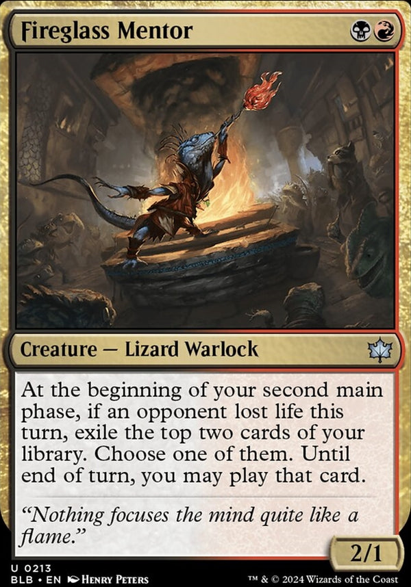 Fireglass Mentor [#0213] (BLB-U-FOIL)