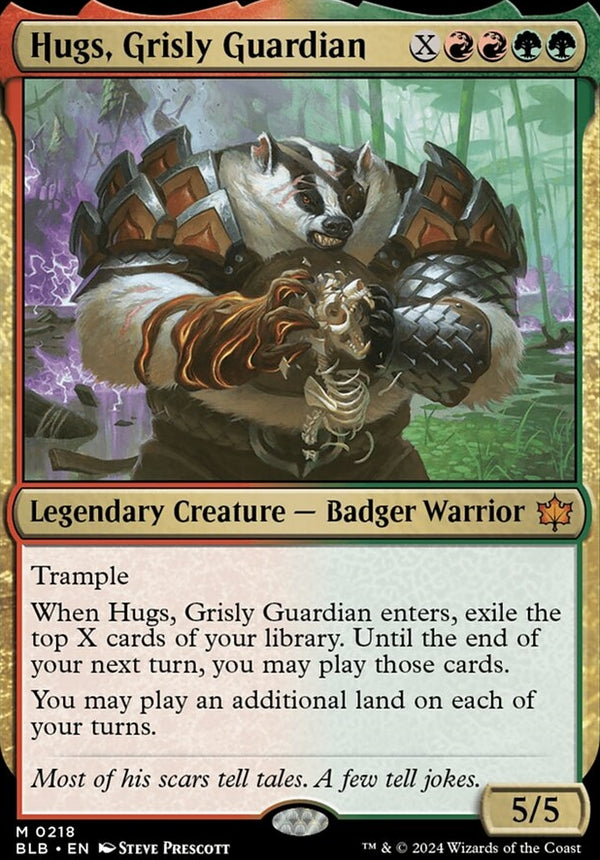 Hugs, Grisly Guardian [#0218] (BLB-M-FOIL)