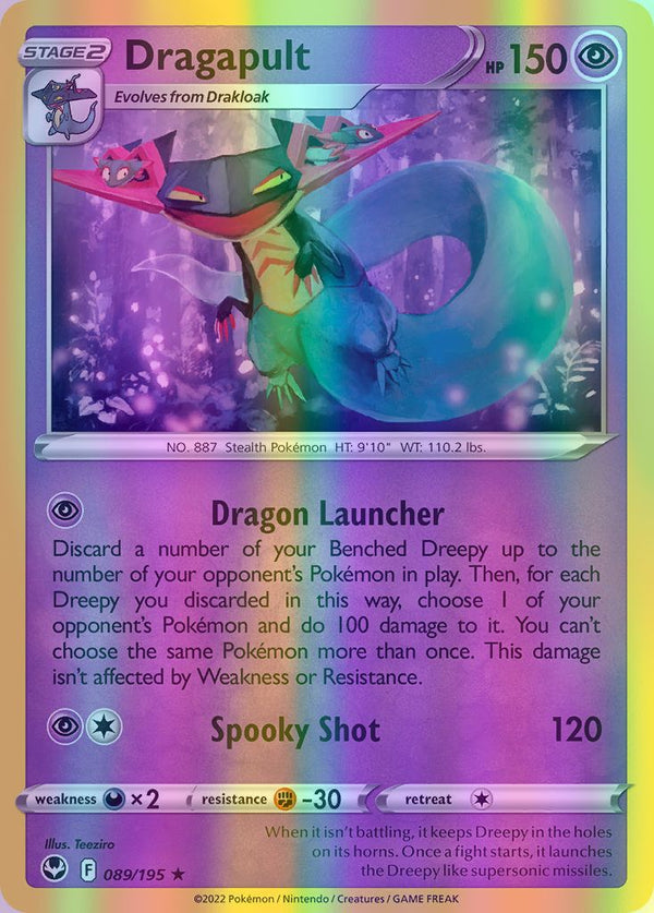 Dragapult - 089/195 (SWSH12) Holo Rare - Near Mint Reverse Holofoil