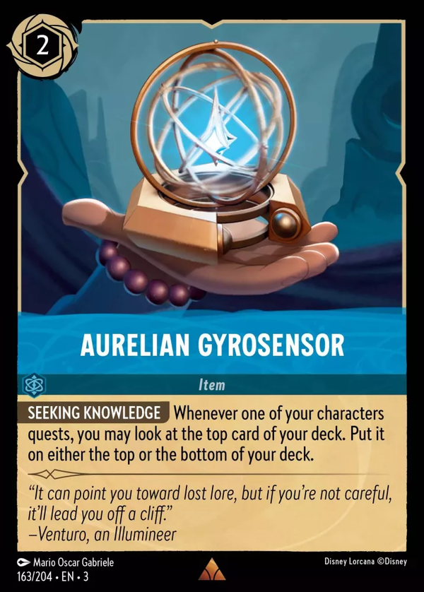 Aurelian Gyrosensor (Into the Inklands 163/204) Rare - Near Mint