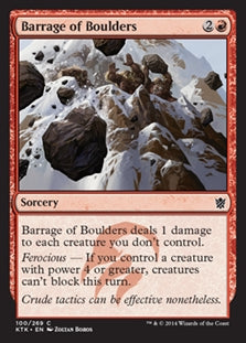 Barrage of Boulders (KTK-C)