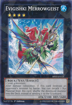 Evigishki Merrowgeist (Shatterfoil) (BP03-EN121) Shatterfoil Rare - Near Mint 1st Edition