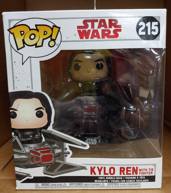 POP Figure Rides: Star Wars The Last Jedi #0215 - Kylo w/ Tie Fighter (damaged)