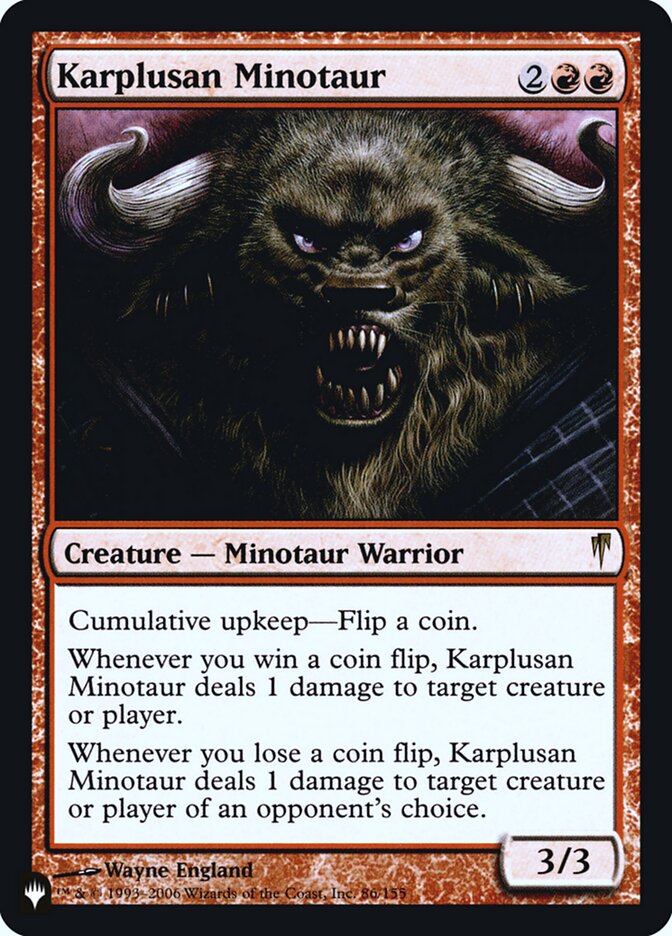 Karplusan Minotaur (CSP-R-LIST)